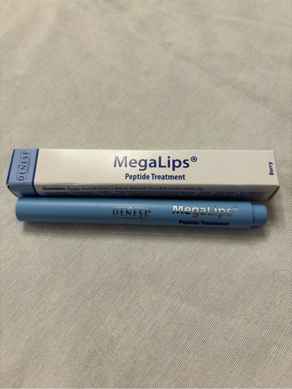 Dr. Denese MegaLips Peptide Treatment Berry Lip Balm NIB